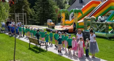 Dzień Dziecka i otwarcie nowego placu zabaw w Jordanowie