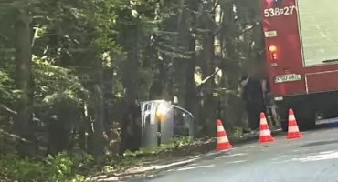 Zderzenie dwóch samochodów w Wysokiej. Jedna osoba poszkodowana