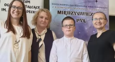 Kosmiczny sukces ucznia SP1 w Suchej Beskidzkiej