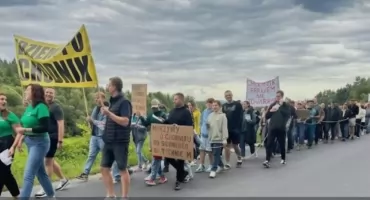 Mieszkańcy Jordanowa ponownie wyjdą na ulice. Chcą przypomnieć o potrzebie budowy chodnika