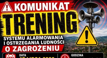Trening syren alarmowych w powiecie suskim. 15 lipca usłyszymy sygnały alarmowe
