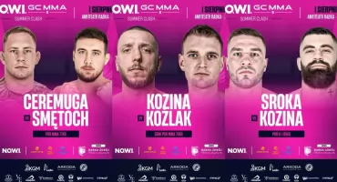 Sebastian Kozina, Robert Ceremuga i Konrad Kozina powalczą na gali N.O.W.I. Game Changer MMA 6