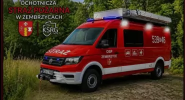 OSP Zembrzyce z dofinansowaniem na nowy samochód ratowniczy. Jednostka pozyskała 120 tys. zł