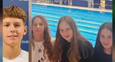 Patryk Zachwieja i sztafeta dziewcząt z UKS Jasień Sucha Beskidzka w czołowej dziesiątce mistrzostw Polski 