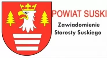 Zawiadomienie Starosty Suskiego