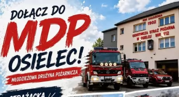 Rusza nabór do MDP Osielec. Strażacka pasja zaczyna się tutaj!