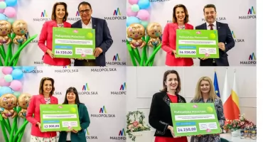 Cztery gminy w powiecie suskim wsparte programem „Małopolska Maluchom”.