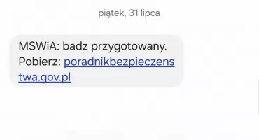 Nietypowy Alert RCB w telefonach Polaków.