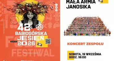 Mała Armia Janosika wystąpi na Babiogórskiej Jesieni!
