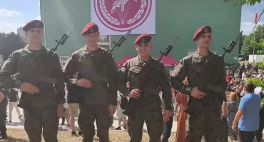 Młodzi mieszkańcy powiatu suskiego złożyli przysięgę wojskową