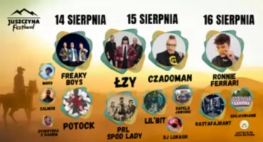 Juszczyna Festiwal 2026. Trzy dni koncertów, zabawy i pomocy dla Wojtusia