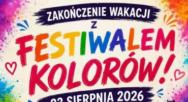 Festiwal Kolorów na zakończenie wakacji w Sidzinie. Szykuje się kolorowa zabawa