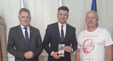Burmistrz Andrzej Malczewski spotkał się z marszałkiem Łukaszem Smółką. Ważne tematy dla miasta