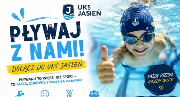 Pływaj z nami! UKS Jasień zaprasza na zajęcia pływackie