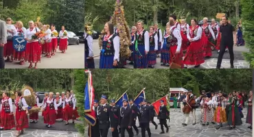 Dożynki Powiatowe w Wysokiej rozpoczęte. Trwa uroczysta Msza Święta
