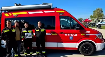 OSP Bystra Podhalańska na podium. Strażacy zajęli III miejsce w konkursie dronowym