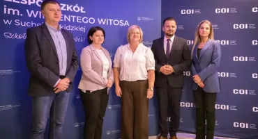 Eksperci COI wesprą uczniów „Witosa” w Suchej Beskidzkiej